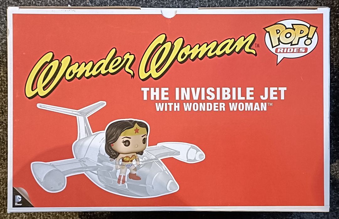 16 The Invisible Jet (w/ Wonder Woman) Rides DC Com Box Damaged Funko POP
