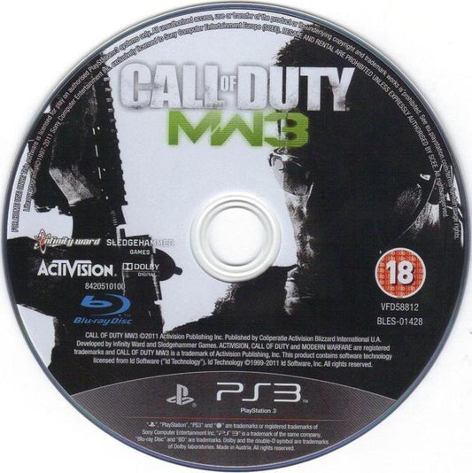 Call of Duty: Modern Warfare 3 for Playstation 3 (PS3) - [Just Disc] PlayStation