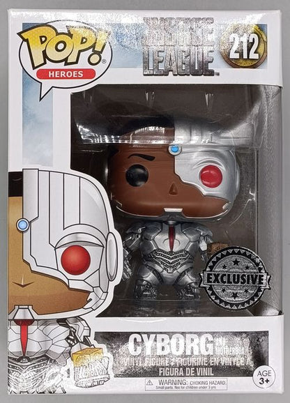 212 Cyborg (and Motherbox) - DC Justice League Funko POP - Damaged Box