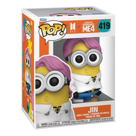 419 Jin - Minions x BTS - Rocks Funko POP - Brand New