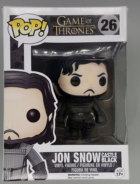 26 Jon Snow (Castle Black) - Game of Thrones - Box Damaged Funko POP