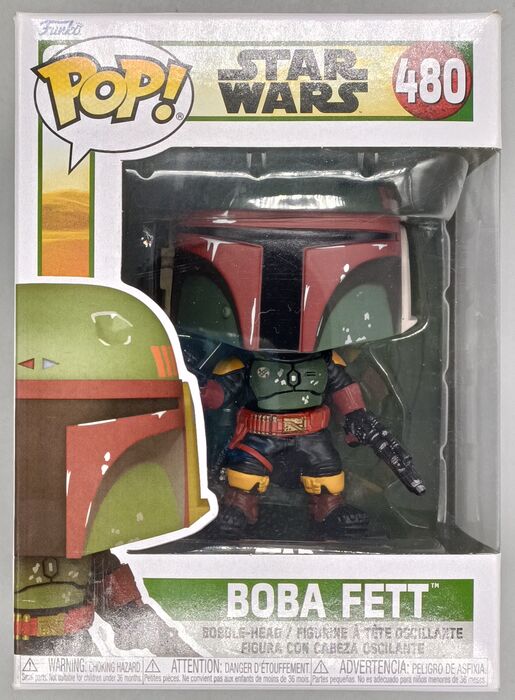480 Boba Fett - Star Wars Book of Boba Fett - Box Damaged Funko POP Funko