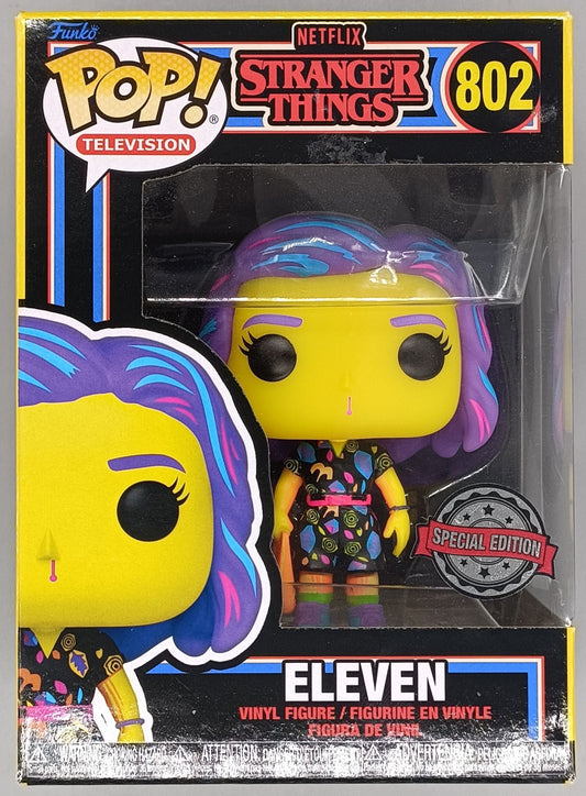 802 Eleven (Mall) Blacklight - Stranger Things - Box Damaged Funko POP