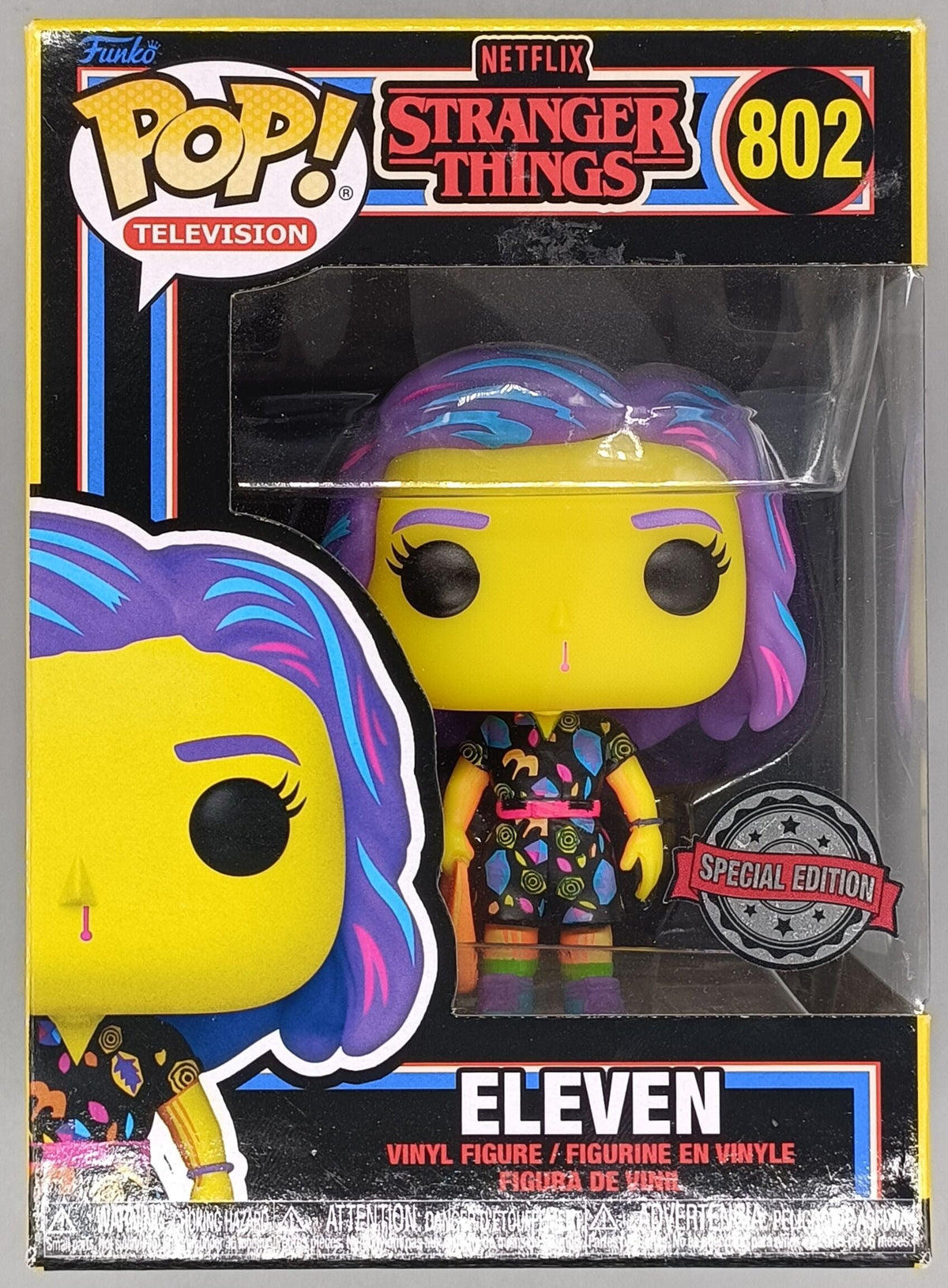 802 Eleven (Mall) Blacklight - Stranger Things - Box Damaged Funko POP Funko