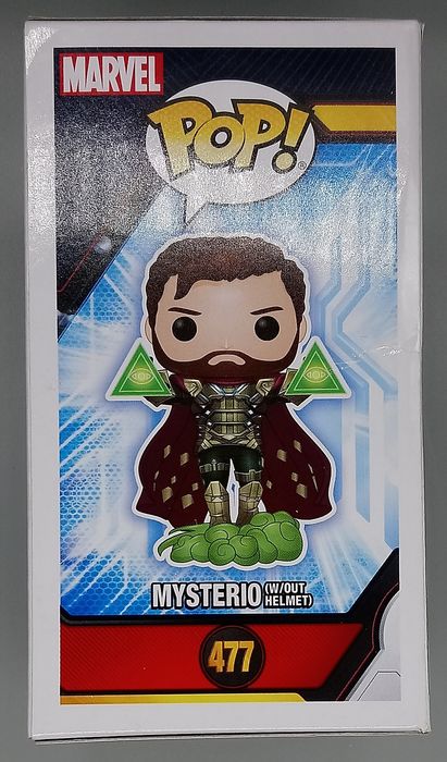 477 Mysterio (w/out Helmet) Marvel Spider-Man Fa Box Damaged Funko POP