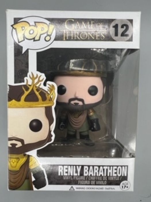 12 Renly Baratheon - Game of Thrones - Box Damaged Funko POP