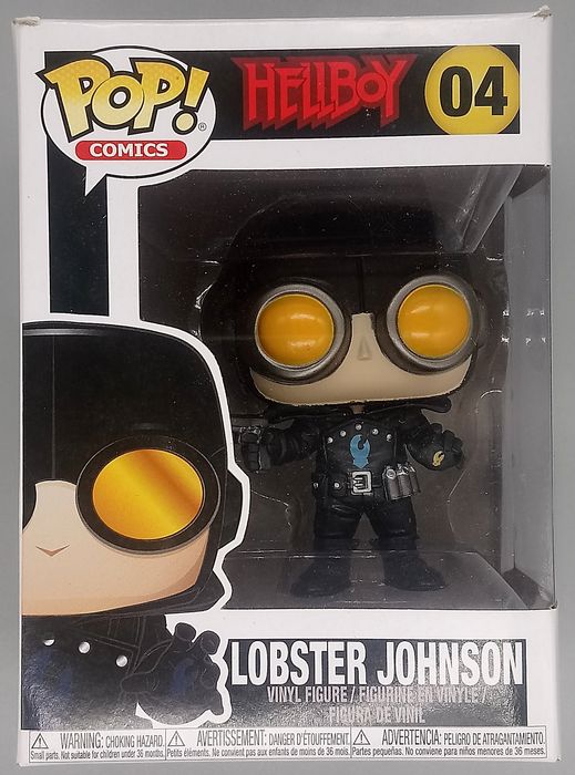 04 Lobster Johnson - Comics Hellboy - Funko POP - Box Damaged