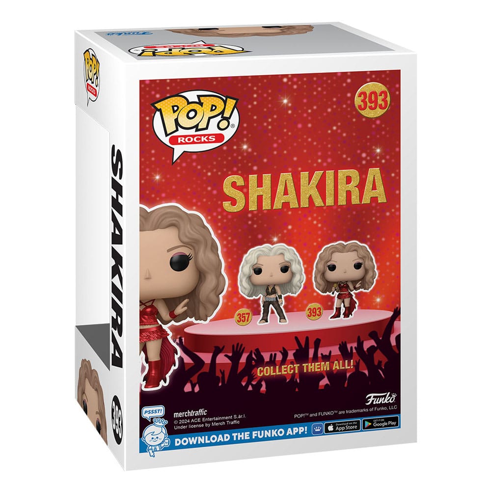393 Shakira (Super Bowl) Metallic - Rocks Funko POP - Brand New