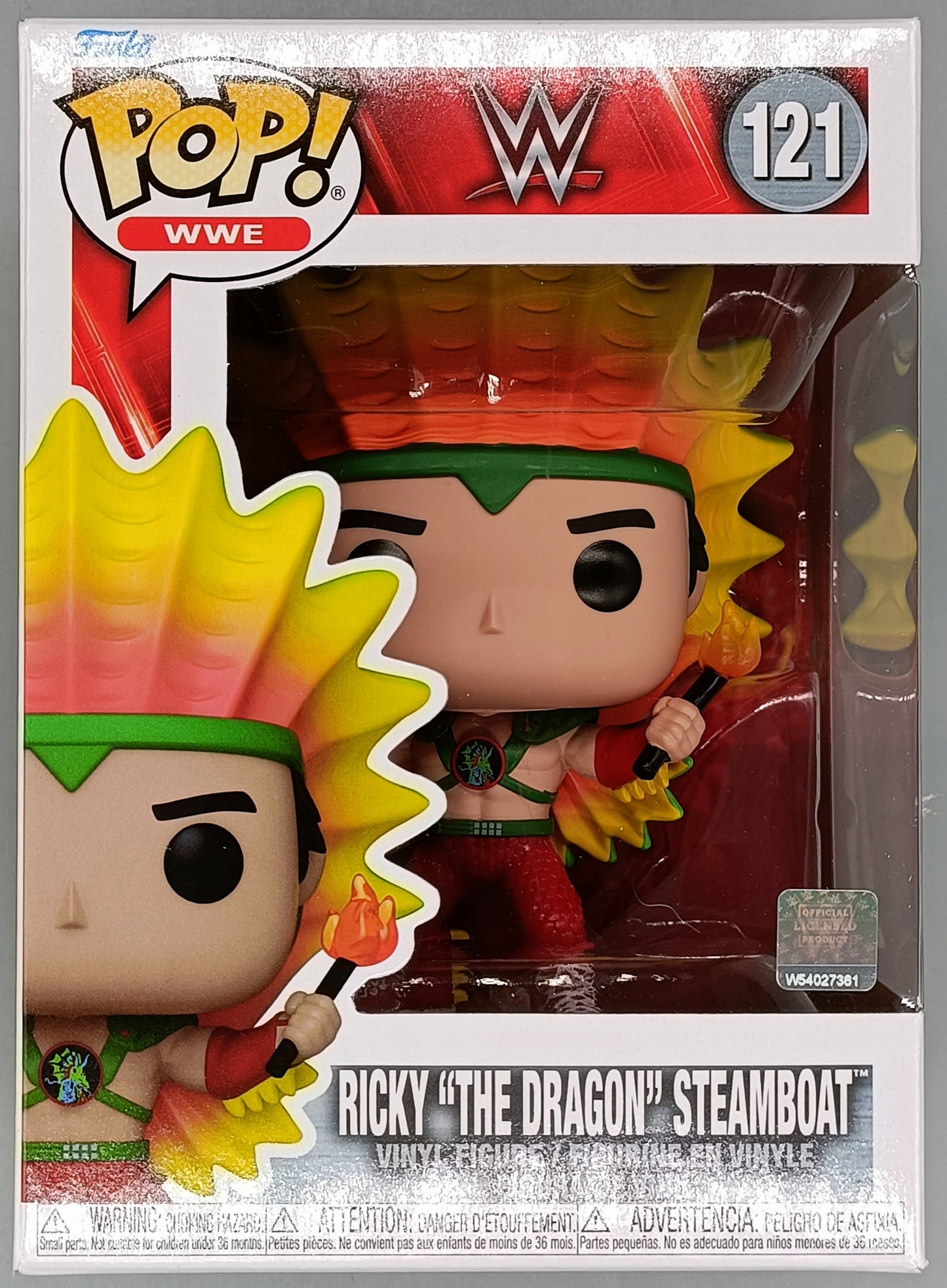 121 Ricky The Dragon Steamboat - WWE Funko POP