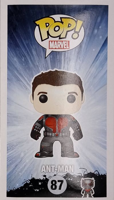 87 Ant-Man (Unmasked) Marvel Collector Corps Box Damaged Funko POP