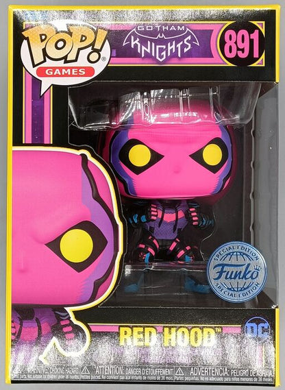 891 Red Hood - Blacklight - DC Gotham Knights Funko POP Funko